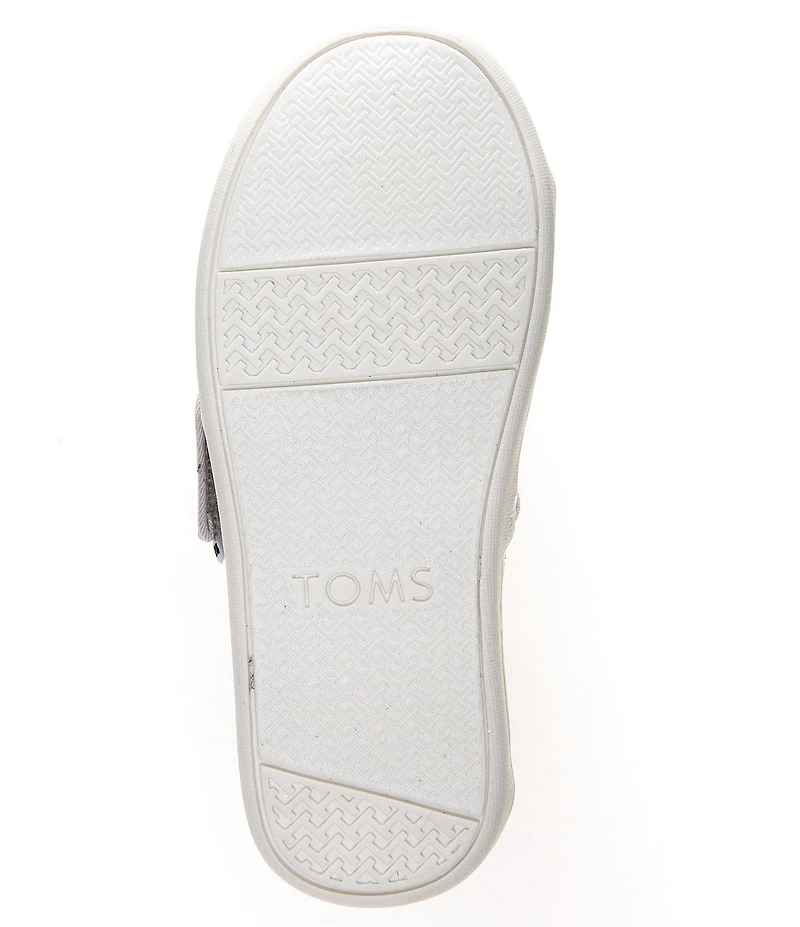 TOMS Girls' Tiny Alpargata Glitter Loafers (Toddler)
