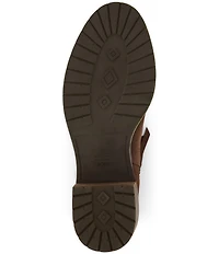 TOMS Hailey Suede Faux Fur Trim Buckle Detail Booties