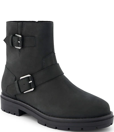 TOMS Ionie Nubuck Suede Moto Booties