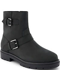 TOMS Ionie Nubuck Suede Moto Booties