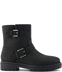 TOMS Ionie Nubuck Suede Moto Booties