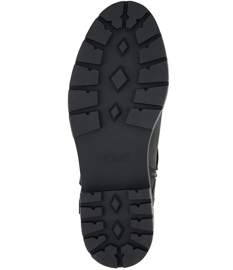 TOMS Ionie Nubuck Suede Moto Booties