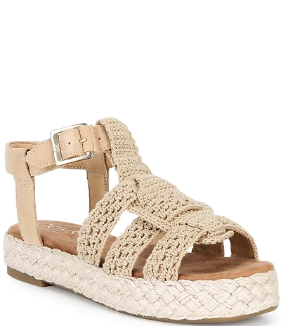 TOMS Jac Fisherman Woven Platform Sandals