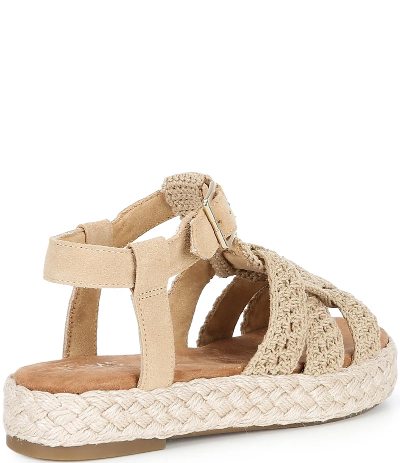 TOMS Jac Fisherman Woven Platform Sandals