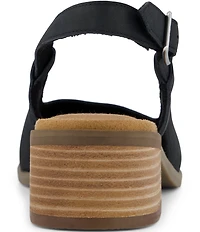 TOMS Jaclyn Nubuck Suede Slingback Pumps