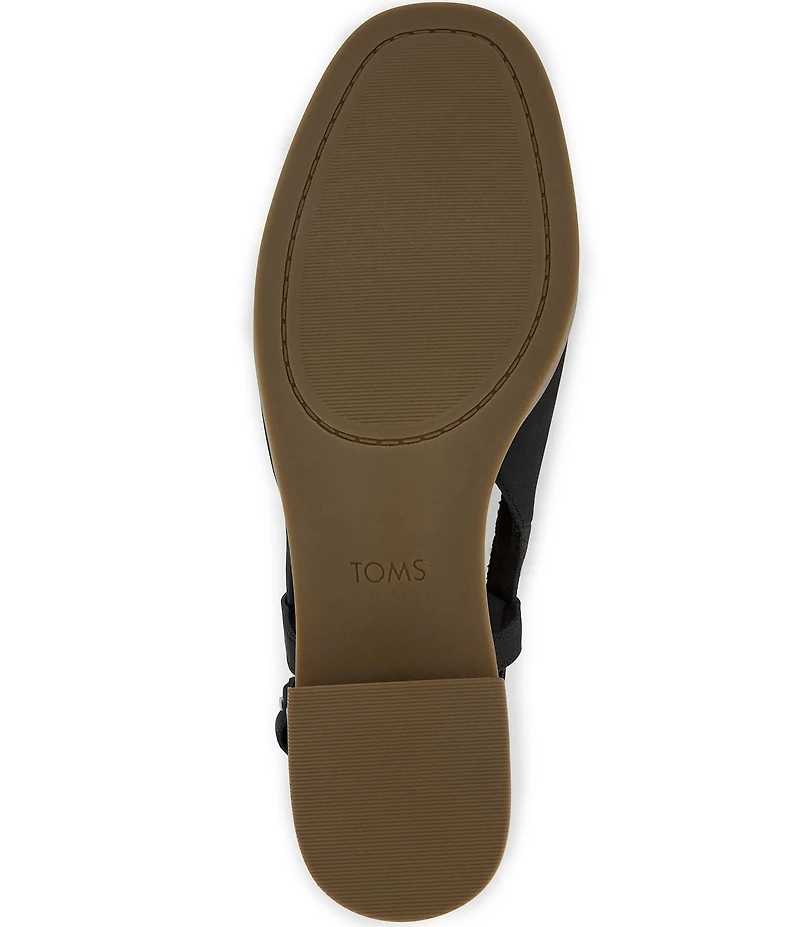 TOMS Jaclyn Nubuck Suede Slingback Pumps