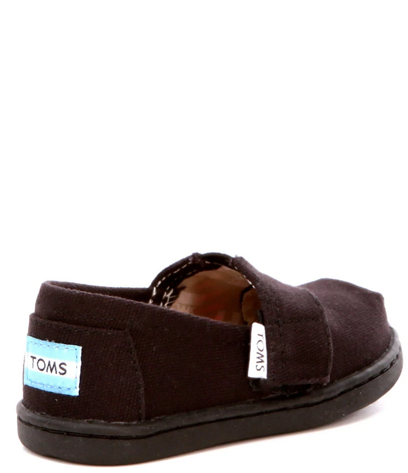 TOMS Kids' Classic Tiny Alpargata Hook-and-Loop Loafers (Infant)
