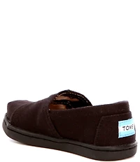 TOMS Kids' Classic Tiny Alpargata Hook-and-Loop Loafers (Infant)