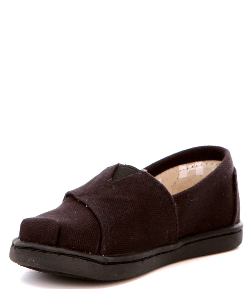 TOMS Kids' Classic Tiny Alpargata Hook-and-Loop Loafers (Infant)