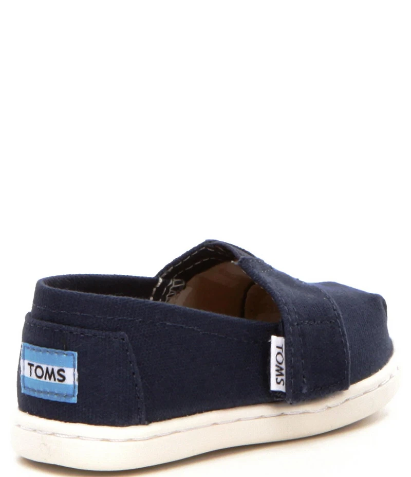 TOMS Kids' Classic Tiny Alpargata Hook-and-Loop Loafers (Infant)