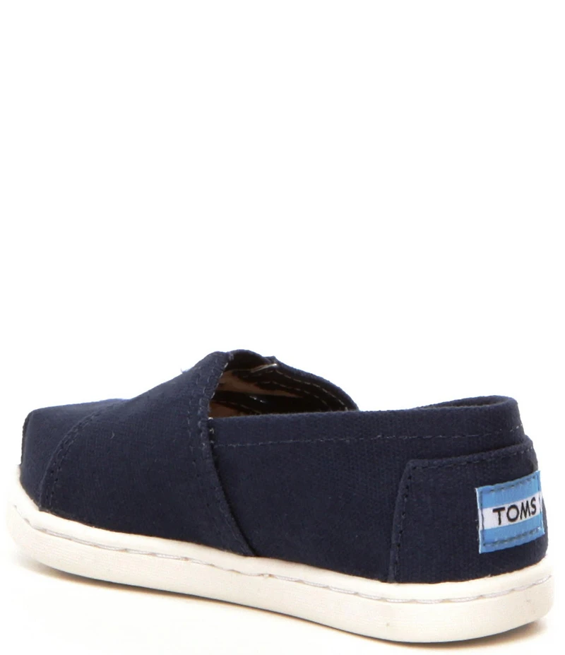 TOMS Kids' Classic Tiny Alpargata Hook-and-Loop Loafers (Infant)
