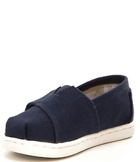 TOMS Kids' Classic Tiny Alpargata Hook-and-Loop Loafers (Infant)
