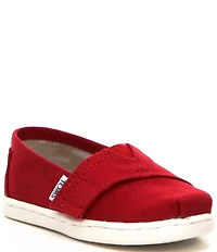 TOMS Kids' Classic Tiny Alpargata Hook-and-Loop Loafers (Infant)