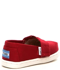 TOMS Kids' Classic Tiny Alpargata Hook-and-Loop Loafers (Infant)