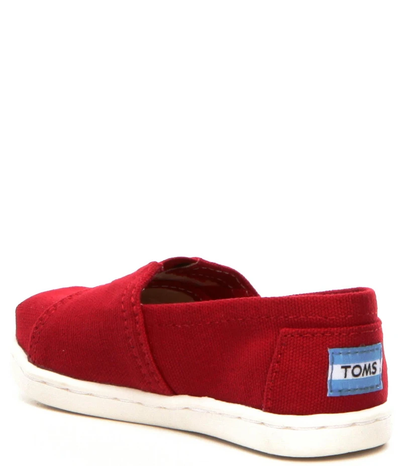 TOMS Kids' Classic Tiny Alpargata Hook-and-Loop Loafers (Infant)
