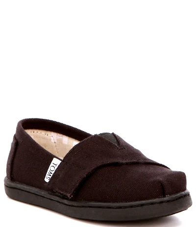 TOMS Kids' Classic Tiny Alpargata Hook-and-Loop Loafers (Toddler)