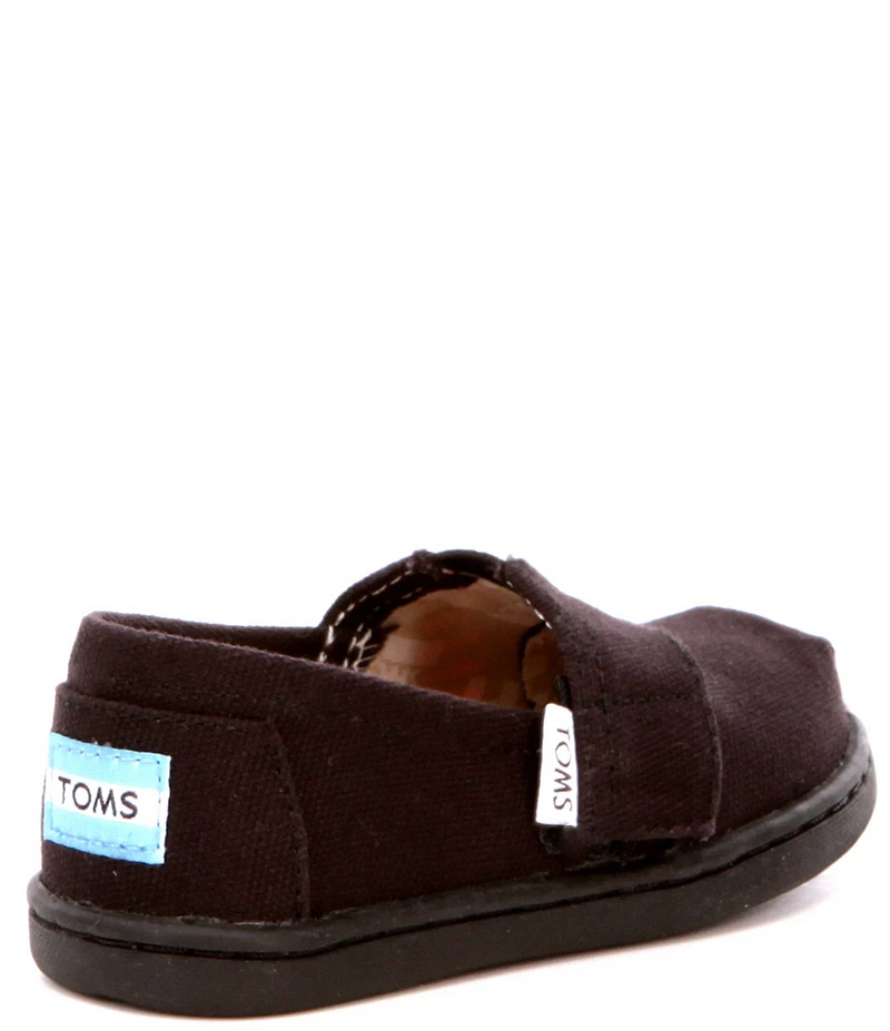 TOMS Kids' Classic Tiny Alpargata Hook-and-Loop Loafers (Toddler)