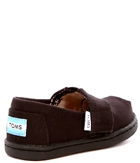 TOMS Kids' Classic Tiny Alpargata Hook-and-Loop Loafers (Toddler)