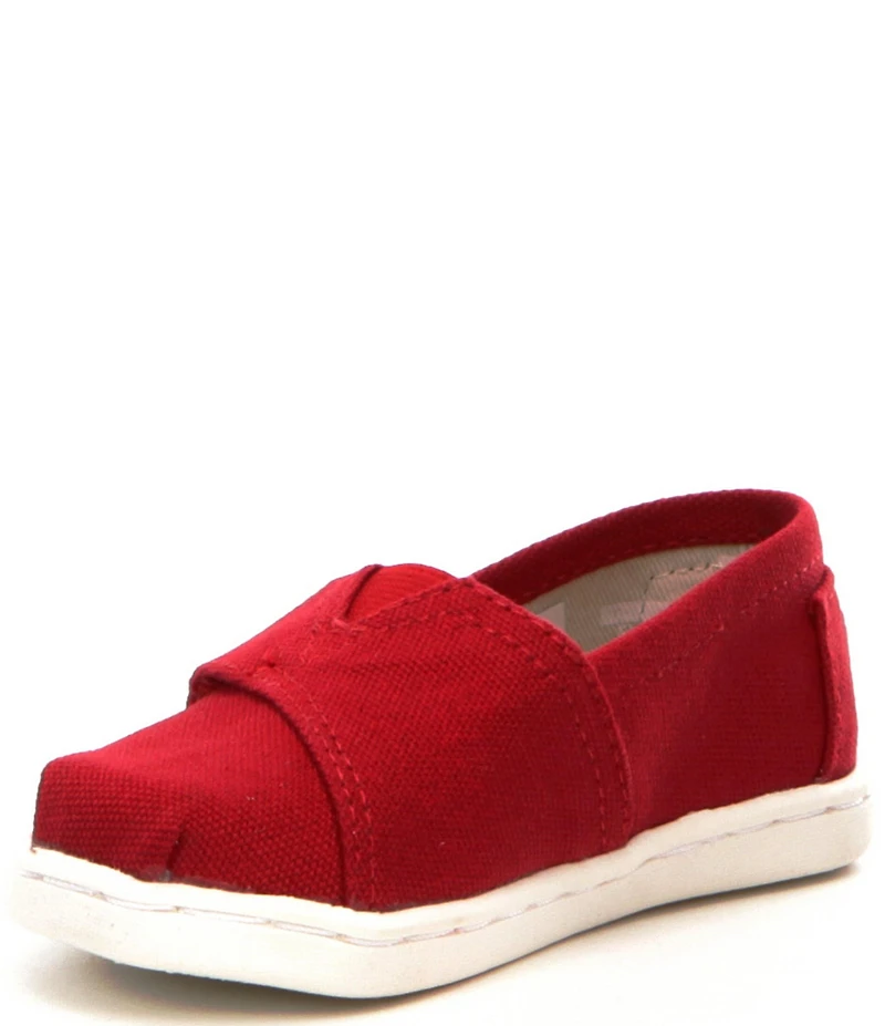 TOMS Kids' Classic Tiny Alpargata Hook-and-Loop Loafers (Toddler)