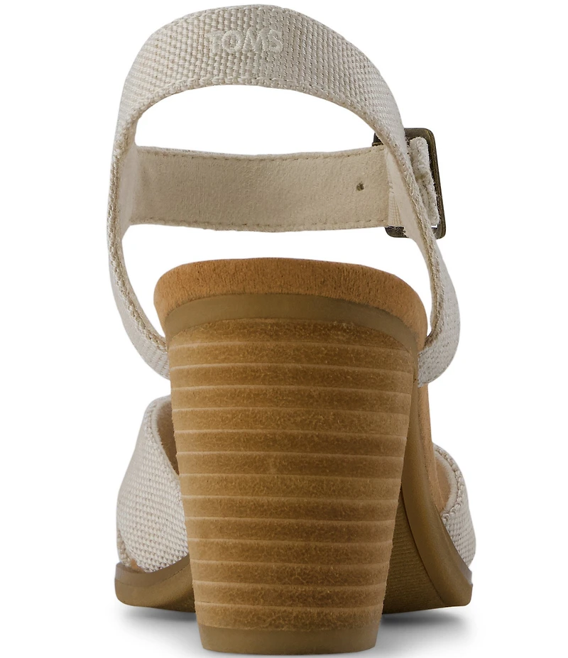 TOMS Majorca Ankle Wrap Block Heel Sandals