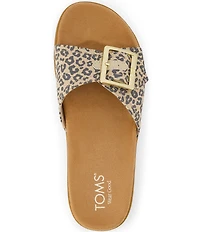 TOMS Marin Leopard Print Slide Sandals