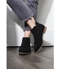 TOMS Rylie Suede Ankle Booties