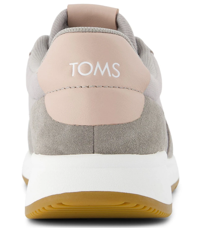 TOMS Women's TRVL LITE Retro Suede and Twill Sneakers