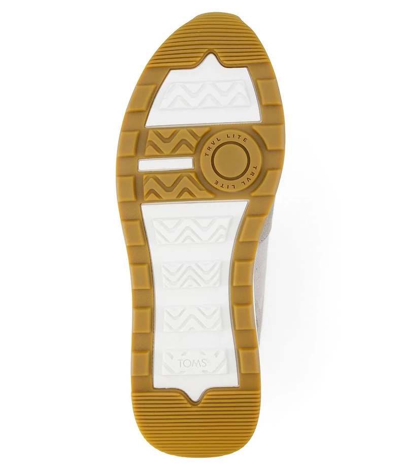 TOMS Women's TRVL LITE Retro Suede and Twill Sneakers