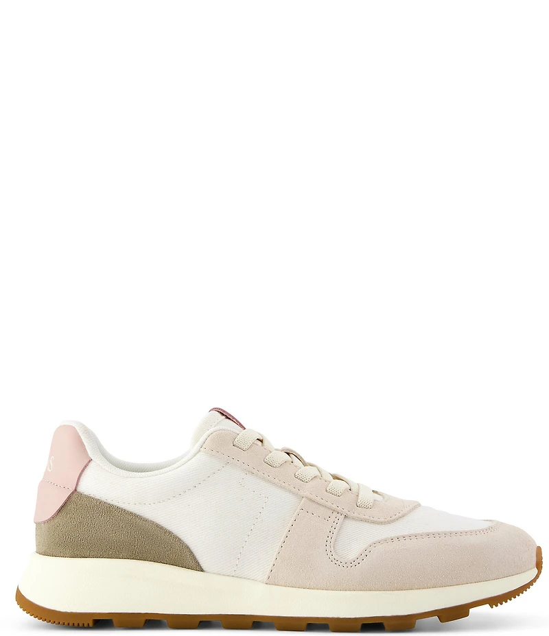 TOMS Women's TRVL LITE Retro Suede and Twill Sneakers
