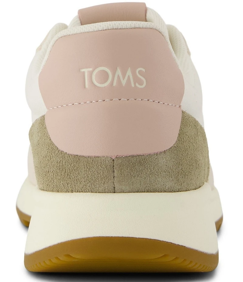 TOMS Women's TRVL LITE Retro Suede and Twill Sneakers