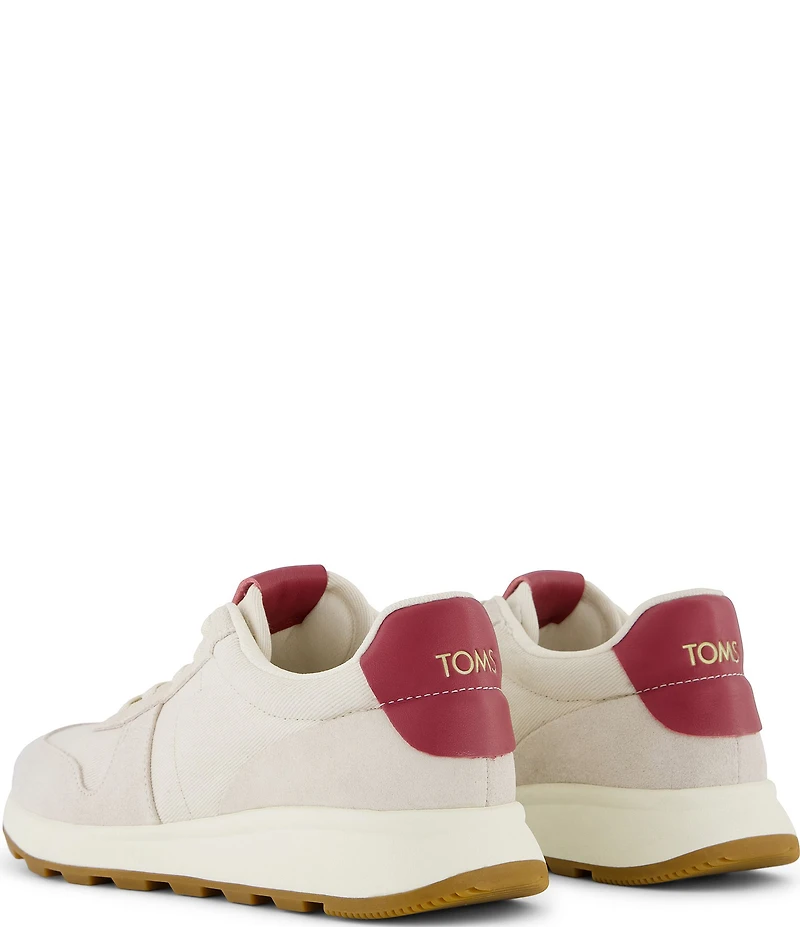 TOMS Women's TRVL LITE Retro Suede Twill Sneakers