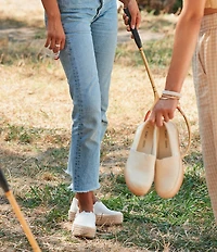 TOMS Valencia Canvas Platform Espadrille Loafers