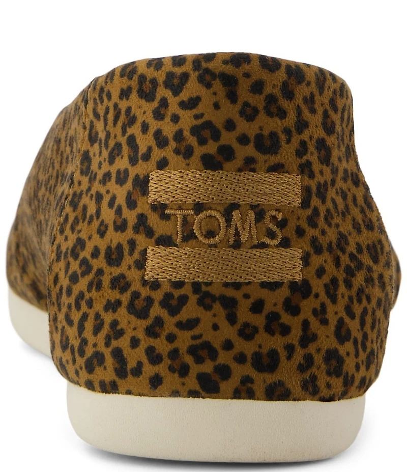 TOMS Women's Alpargata Leopard Print Slip On Flats
