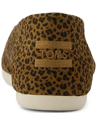 TOMS Women's Alpargata Leopard Print Slip On Flats