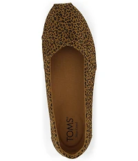 TOMS Women's Alpargata Leopard Print Slip On Flats