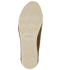 TOMS Women's Alpargata Leopard Print Slip On Flats