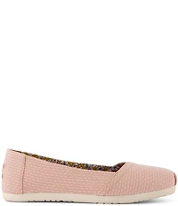 TOMS Women's Alpargata Chambray Dot Ballet Flats