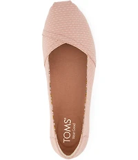 TOMS Women's Alpargata Chambray Dot Ballet Flats