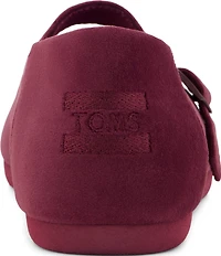 TOMS Women's Alpargata Velvet Mary Jane Flats