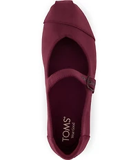 TOMS Women's Alpargata Velvet Mary Jane Flats