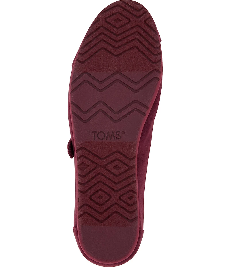 TOMS Women's Alpargata Velvet Mary Jane Flats