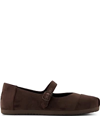 TOMS Women's Alpargata Velvet Mary Jane Flats