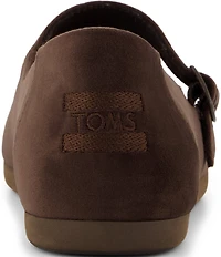 TOMS Women's Alpargata Velvet Mary Jane Flats