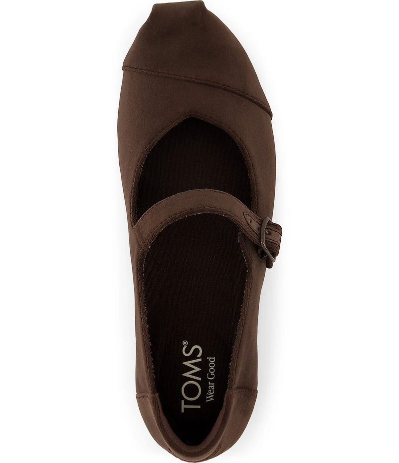 TOMS Women's Alpargata Velvet Mary Jane Flats