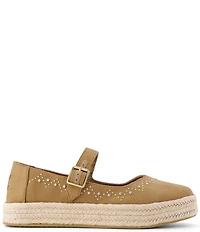 TOMS Women's Carolina Mary Jane Studded Flatform Espadrilles