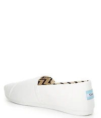 TOMS Women's Classic Alpargata Heritage Canvas Slip On Loafers