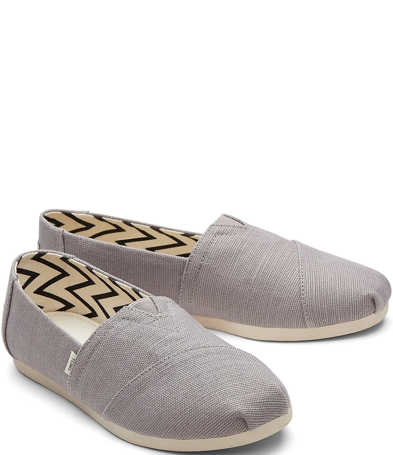 TOMS Women's Classic Alpargata Heritage Canvas Slip On Loafers