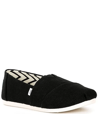 TOMS Women's Classic Alpargata Heritage Canvas Slip On Loafers