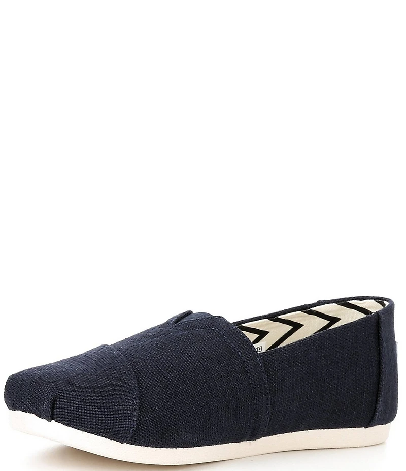 TOMS Women's Classic Alpargata Heritage Canvas Slip On Loafers