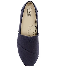 TOMS Women's Classic Alpargata Heritage Canvas Slip On Loafers